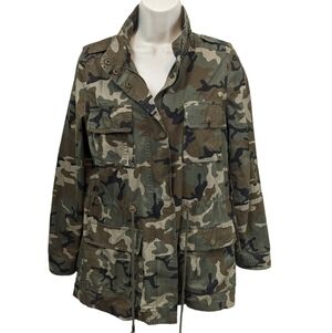 Love Tree Camo Utility Jacket Sz S